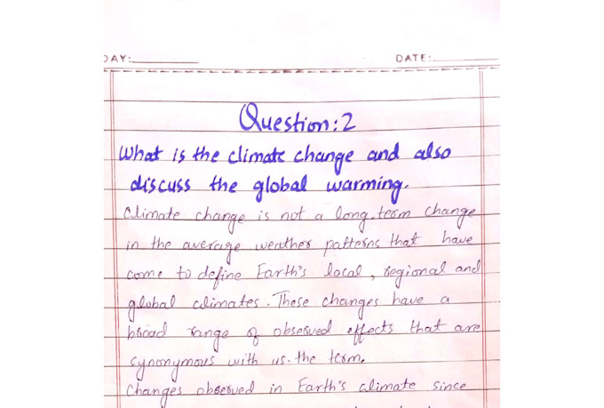 do neat handwritten assignment work for you